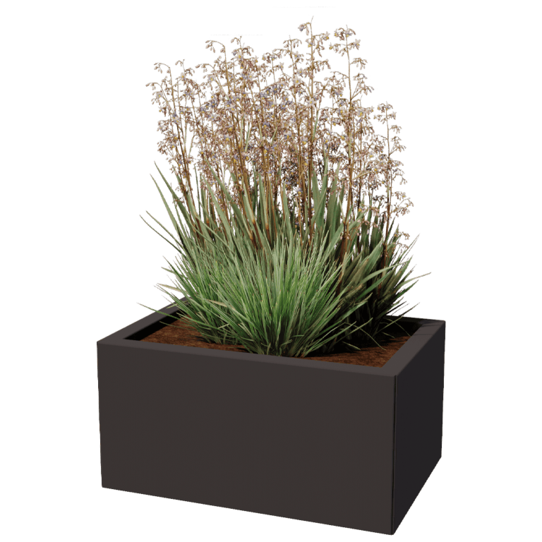 Steel planter - Rectangle - 40 x 60 cm