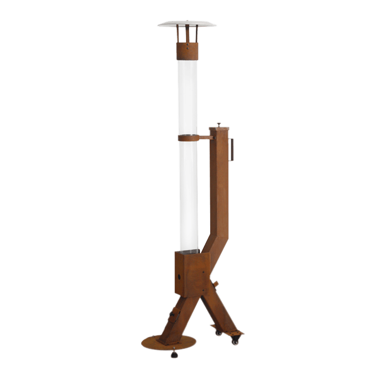 Pellet patio heater - Rocket - Corten