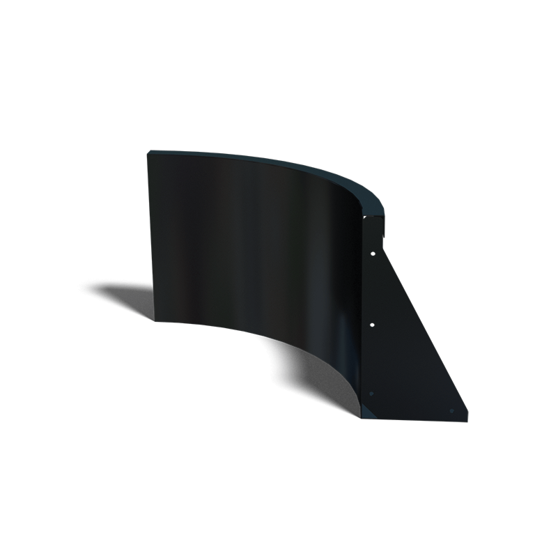 Steel retaining wall - Inner curve - 50 x 50 x 40 cm