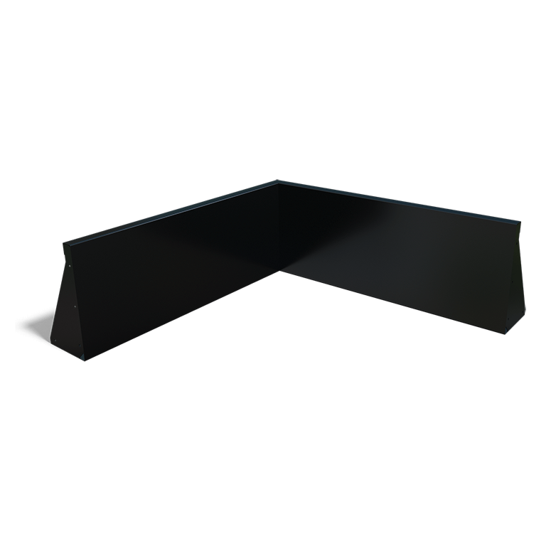 Steel retaining wall - Inner corner - 100 x 100 x 30 cm