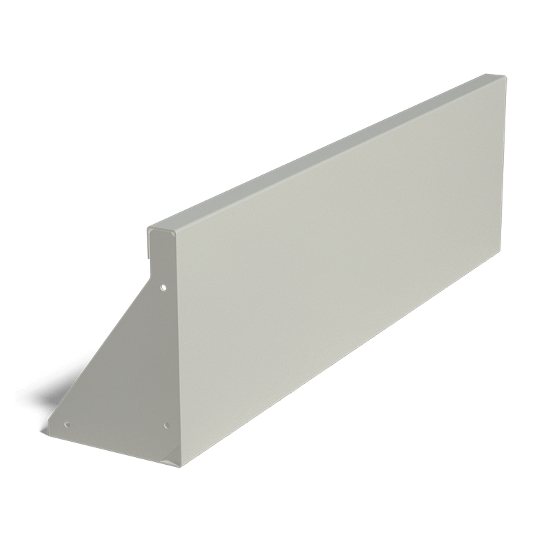 Steel retaining wall - Straight - 100 x 30 cm