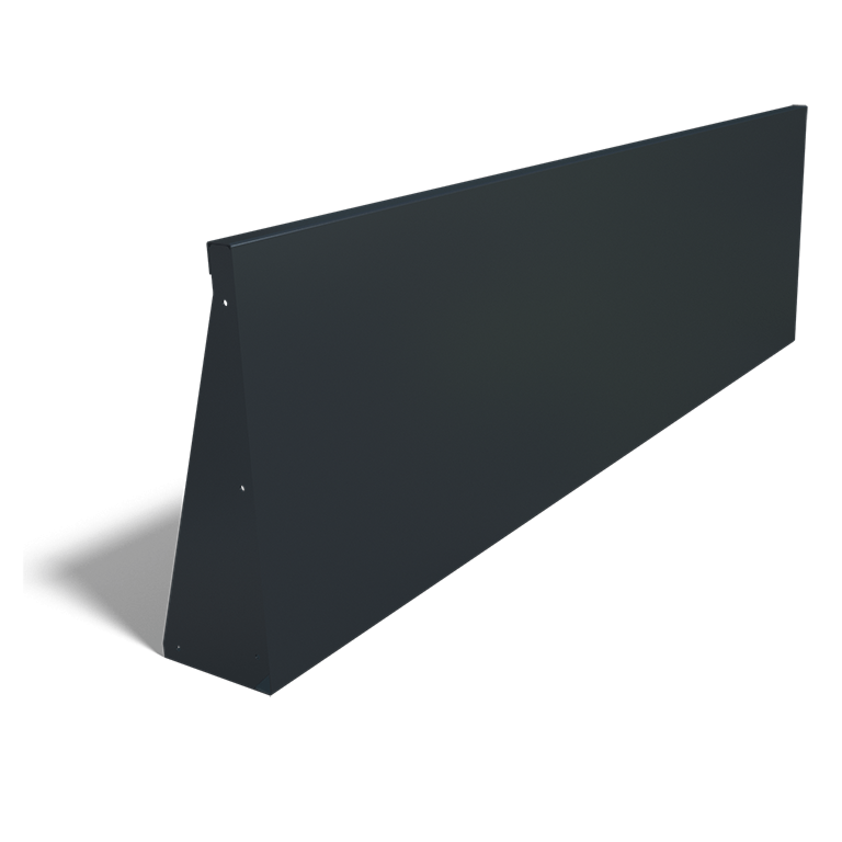 Steel retaining wall - Straight - 200 x 60 cm