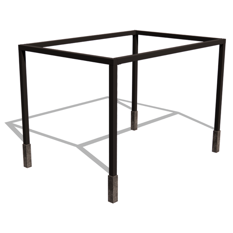Steel pergola - Rectangle - 424 x 300 x 230 cm