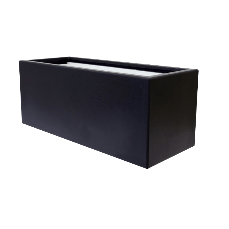 Fibreglass planter - Rectangle - 100 x 40 x 40 cm - With bottom