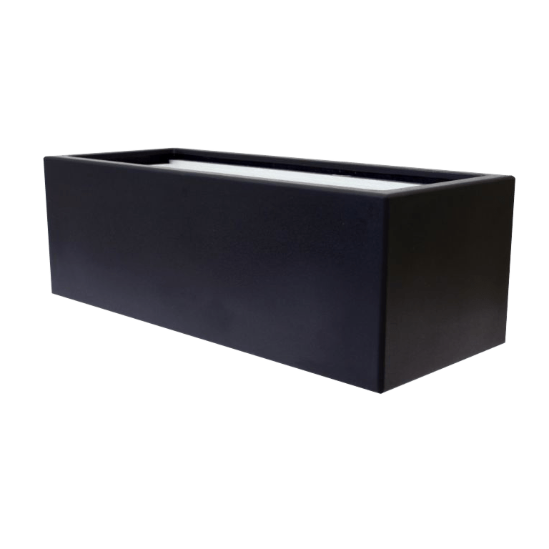 Fibreglass planter - Rectangle - 120 x 50 x 40 cm - With bottom