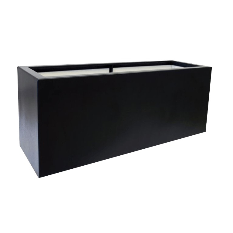 Fibreglass planter - Rectangle - 120 x 50 x 60 cm - With bottom