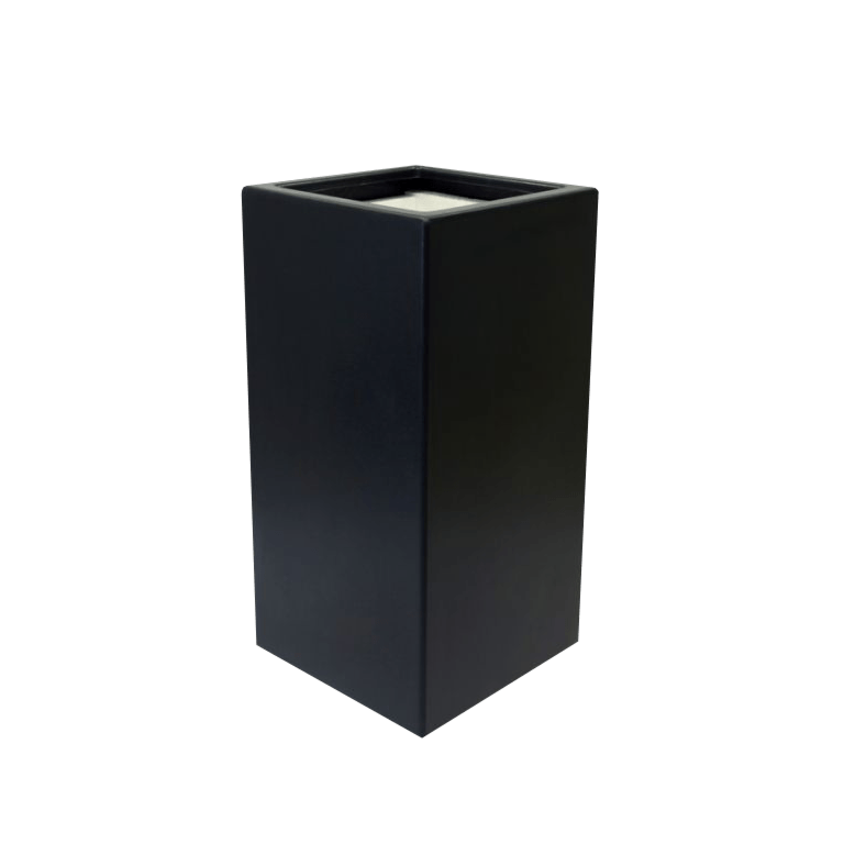 Fibreglass planter - Square - 50 x 50 x 80 cm - With bottom
