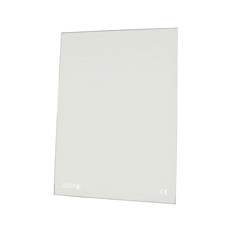 Pellet patio heaters - Glass window
