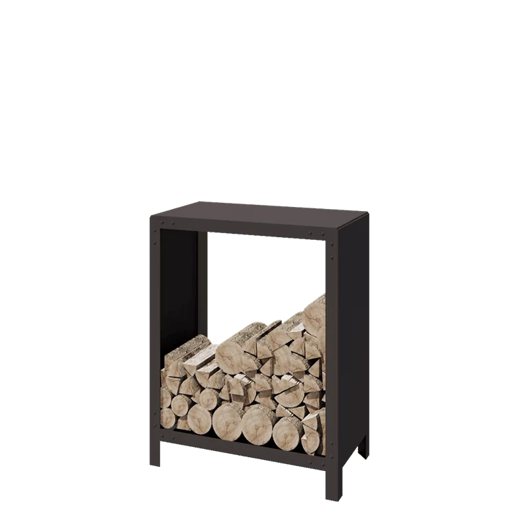Steel log storage - Indiana - 80 x 40 x 100 cm - RAL7016 matt (anthracite grey)