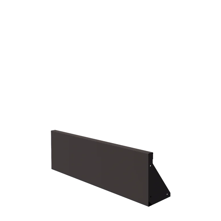 Steel retaining wall - Straight - 100 x 30 cm - RAL7016 matt (anthracite grey)