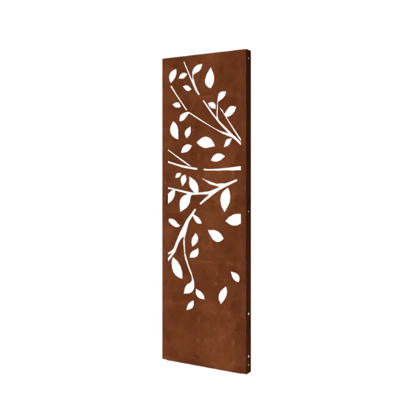 Corten steel garden panel - Tree - Part 2 - 60 x 6 x 190 cm