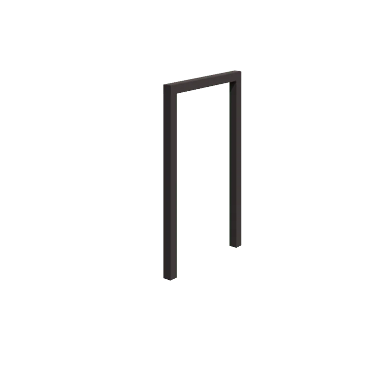 Steel pergola - Straight - 150 x 230 cm - RAL7016 matt (anthracite grey) - Without concrete base