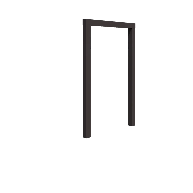 Steel pergola - Straight - 150 x 230 cm - Other RAL colour - Without concrete base