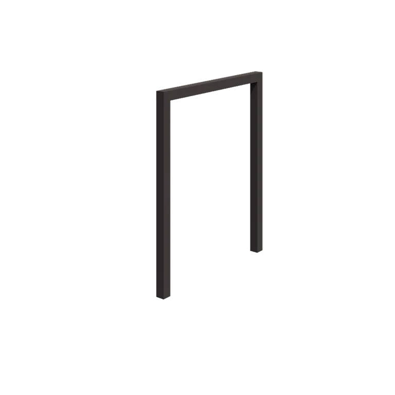 Steel pergola - Straight - 200 x 230 cm - RAL7016 matt (anthracite grey) - Without concrete base