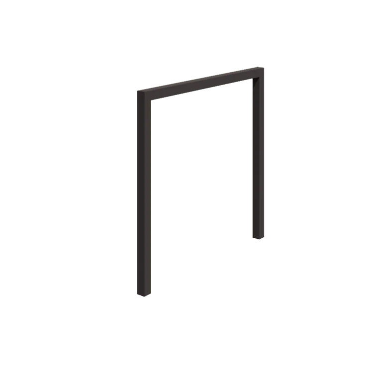 Steel pergola - Straight - 250 x 230 cm - RAL7016 matt (anthracite grey) - Without concrete base
