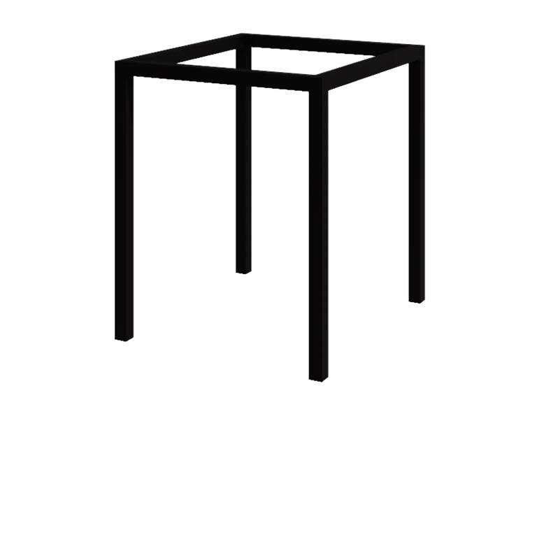 Steel pergola - Square - 224 x 200 x 230 cm - RAL9005 matt (black) - Without concrete base