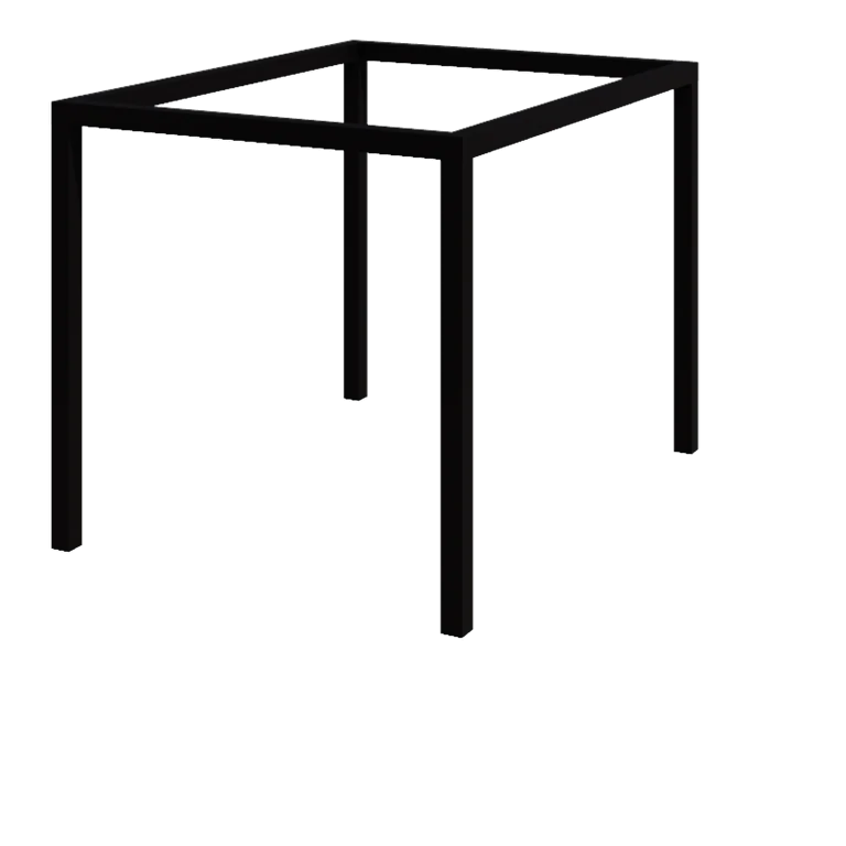 Steel pergola - Rectangle - 324 x 250 x 230 cm - RAL9005 matt (black) - Without concrete base
