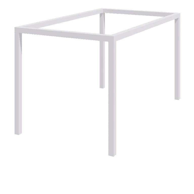 Steel pergola - Rectangle - 424 x 250 x 230 cm - RAL9005 matt (white) - Without concrete base