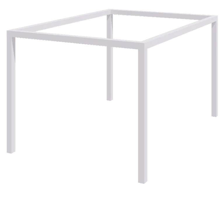 Steel pergola - Rectangle - 424 x 300 x 230 cm - RAL9005 matt (white) - Without concrete base