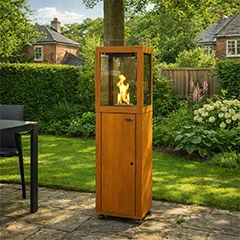 Pellet patio heaters for cosy warmth on the patio