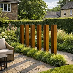 Garden posts for a strong and sleek boundary